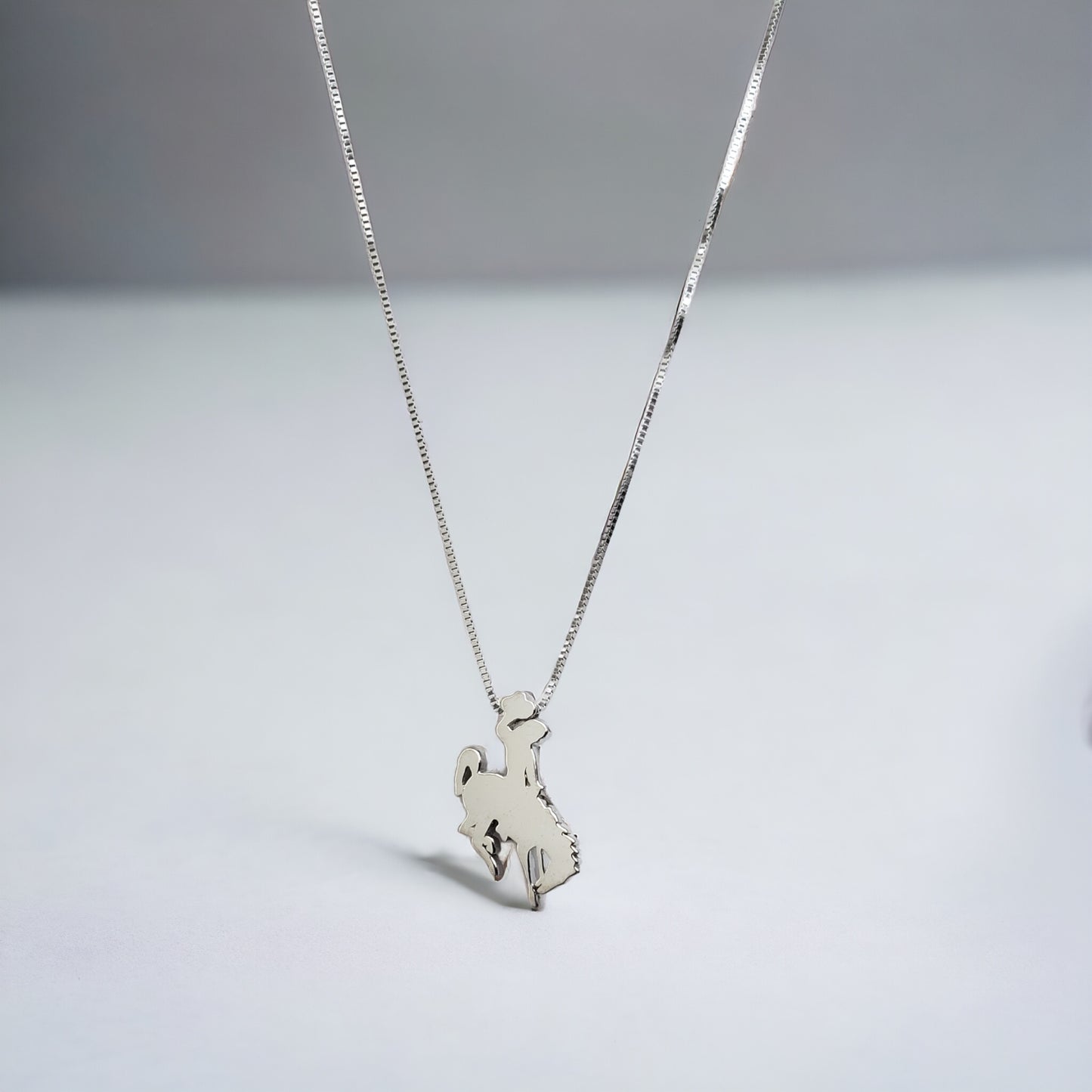 Cowboy Necklace Sterling Silver Necklace-Small