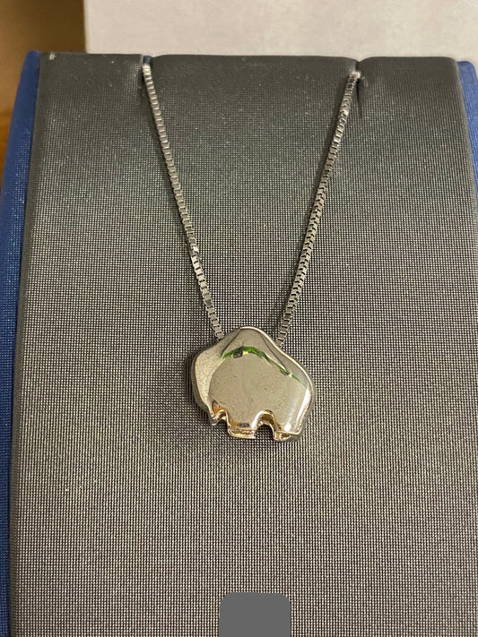 Large Monarch Necklace Sterling Silver