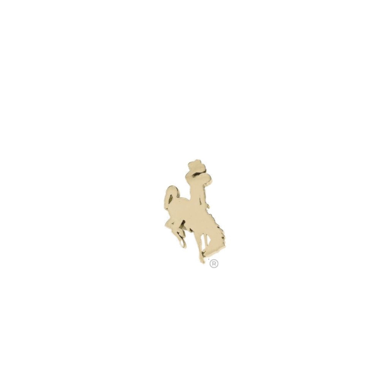 Large Cowboy Pendant 14k Yellow Gold