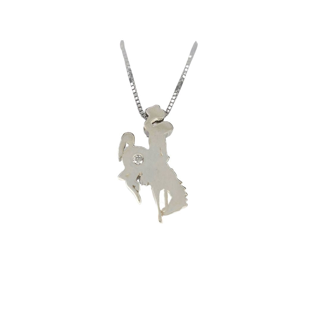 Cowboy Pendant 14k Gold Small