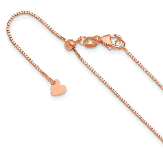 Leslie’s Adjustable 30” Box Chain 14kr