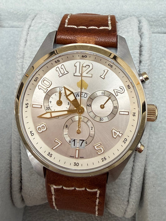 Men’s Chrono Brown Strap Watch