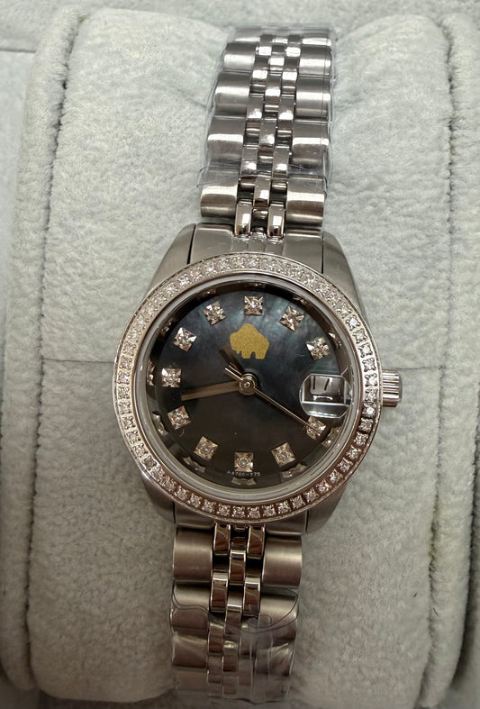 Stainless Steel DRK Face w/ Diamond Bezel