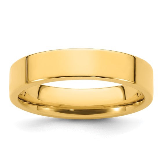 14K Yellow Gold 5mm Comfort Fit Band