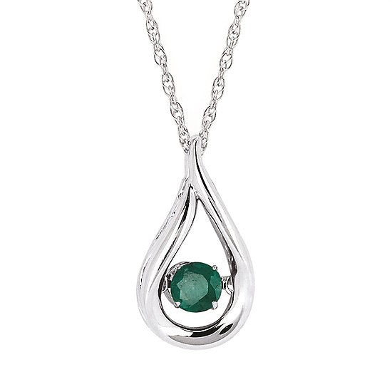 Dancing Emerald Necklace