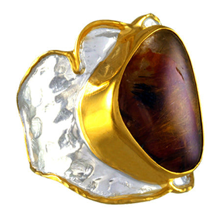 Curled Cigar Band Ring